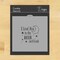 I Love You to The Moon and Back Cookie & Craft Stencil | CM163 by Designer Stencils | Cookie Decorating Tools | Baking Stencils for Royal Icing, Airbrush, Dusting Powder | Craft Stencils for Canvas, Paper, Wood | Reusable Food Grade Stencil